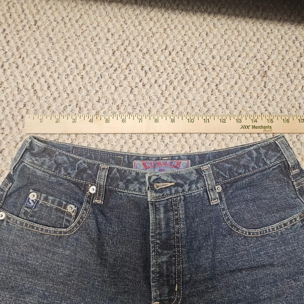Silver Jeans Co Dark Wash‎ Denim Shorts Womens 32 L5589TBWS